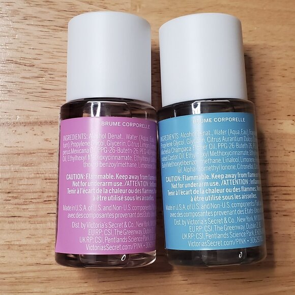 2 VS PINK Mists Cool & Bright and Fresh & Clean 2.5 FL OZ / 75 ML Each - Picture 3 of 6